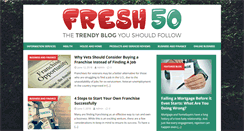 Desktop Screenshot of fresh50.com